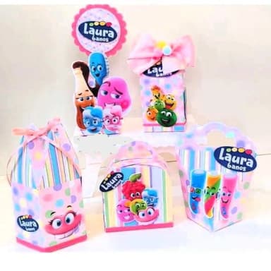 Kit 30 Lembrancinhas Balas Fini