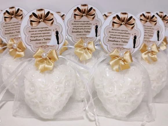 Lembrancinha de Casamento: Sabonete Coração Provence
