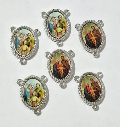 Entremeio de Terço Imagens Dupla Face Variados Kit C/10 Pç