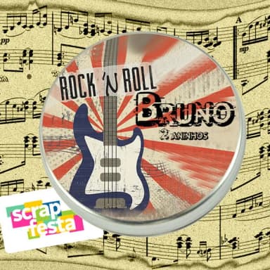 Latinhas Personalizadas Festa Rock'n Roll