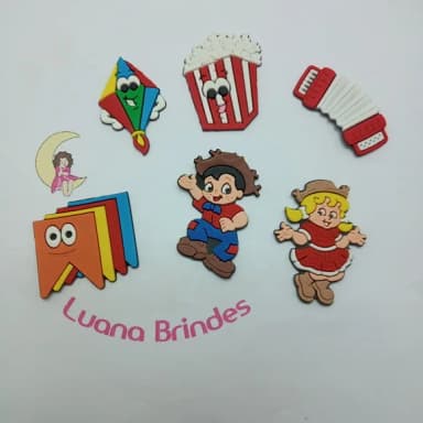 Kit Aplique Festa Junina 4cm 6 Unidades