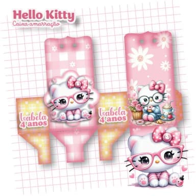 Kit 30 Lembrancinhas Hello Kitty