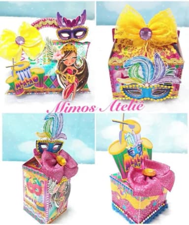 Kit 30 Lembrancinhas Carnaval