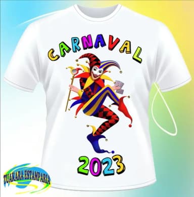 Camiseta Carnaval Joker Cartas Coringa
