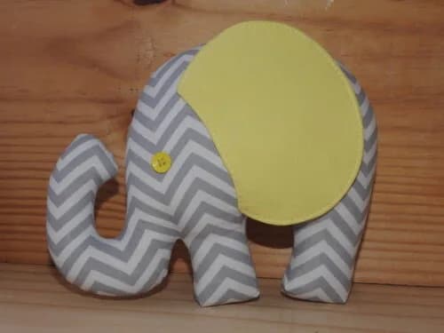 Almofada Elefante m - para Nichos Decorativa