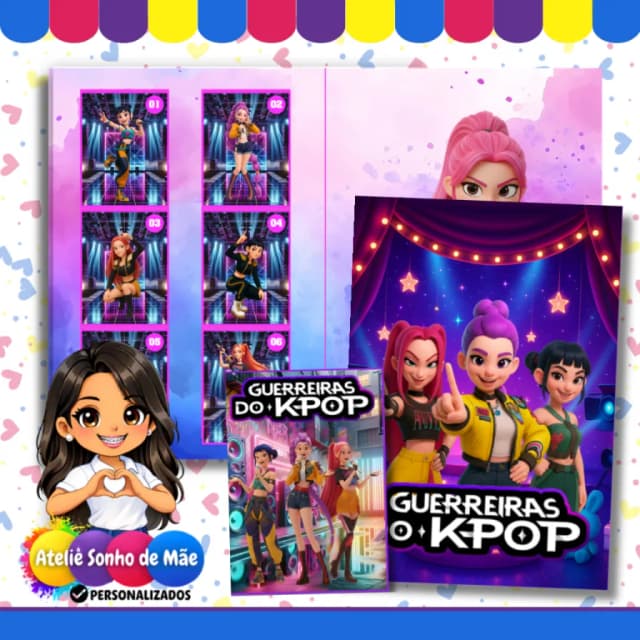 Album de Figurinhas Personalizados