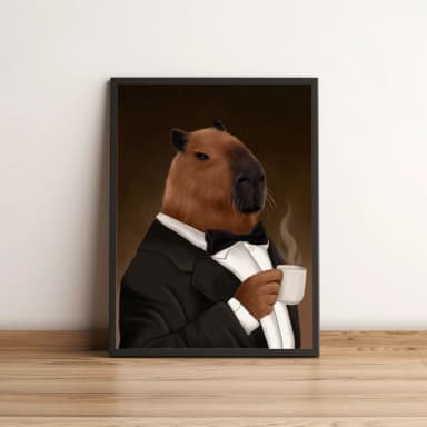 Quadro Capivara de Smoking 371
