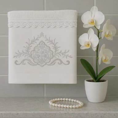 Pronta Entrega Toalha de Lavabo Luxo
