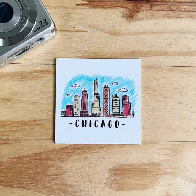 Imã Decorativo Lembrança - Chicago