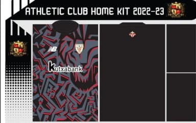 Vetor Da Camisa Athletic Club Suplente 2022-23