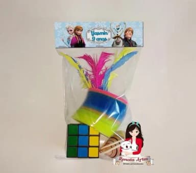 Kit Brinquedos Retrô Tema Frozen 2