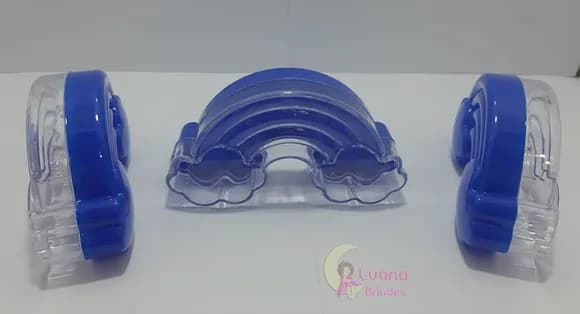 Baleiro Arco Íris Azul Escuro de Acrílico Pct 24 Unidades