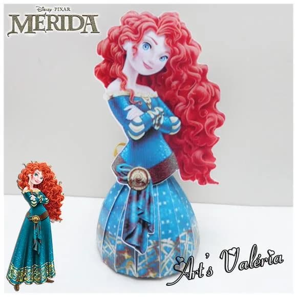 Princesa Mérida 2d - Porta Bombom