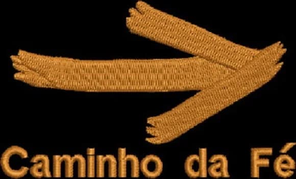 Matriz de Bordado Seta Caminho da Fé