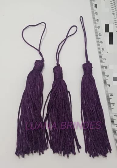 Pingente Tassel de Seda Uva Pct 10 Unidades