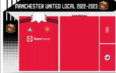 Vetor Da Camisa Do Manchester United 2022/2023