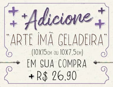 Adicionar Arte de Ímã de Geladeira