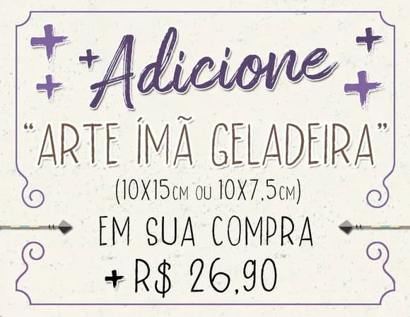 Adicionar Arte de Ímã de Geladeira