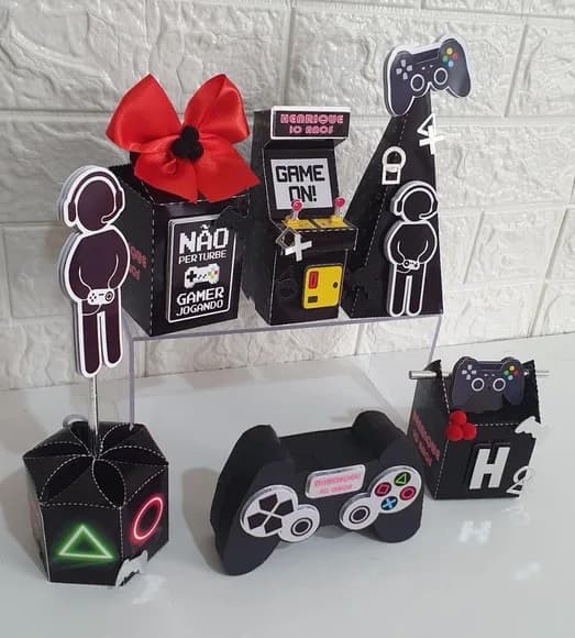 Kit 60 Lembrancinhas Gamer