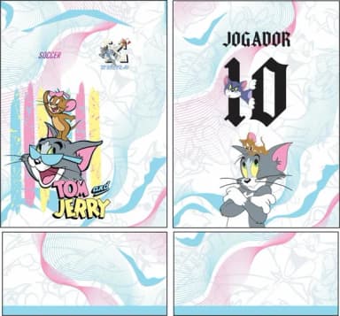 Arte Vetor Camisa Interclasse Tom Jerry Mod-227