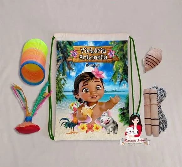 Mochila Boa Infância Tema Moana Baby 2