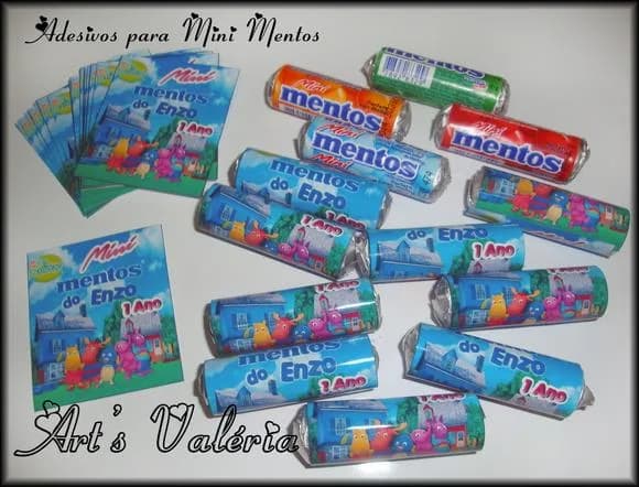 Adesivo Personalizado para Mini Mentos