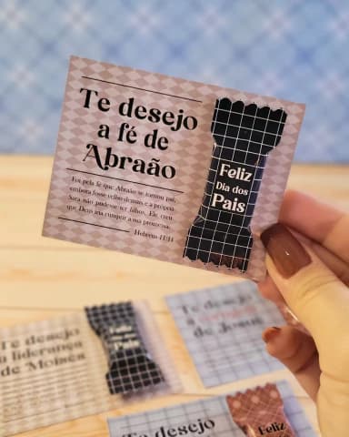 Balinhas com Card Dia dos Pais Cristão