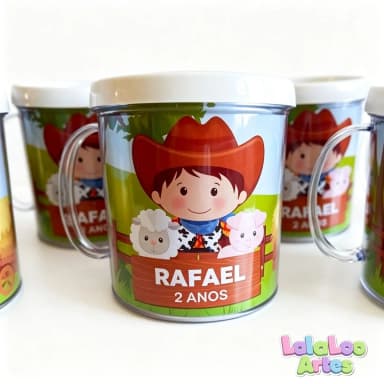 Caneca Fazendinha Personalizada