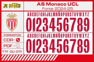 Fonte as Monaco Ucl 24-25