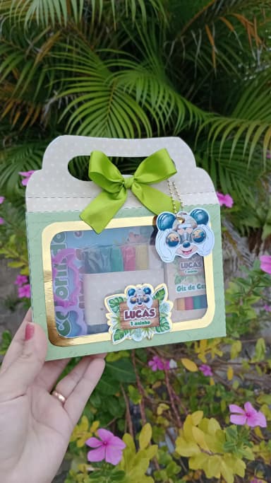 Maletinha Diversão Lembrancinha Festa Infnatil Personalizada