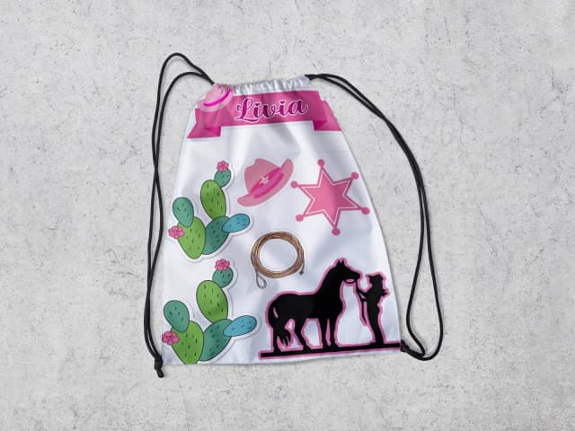 Mochilinha Personalizada Boaiadeira