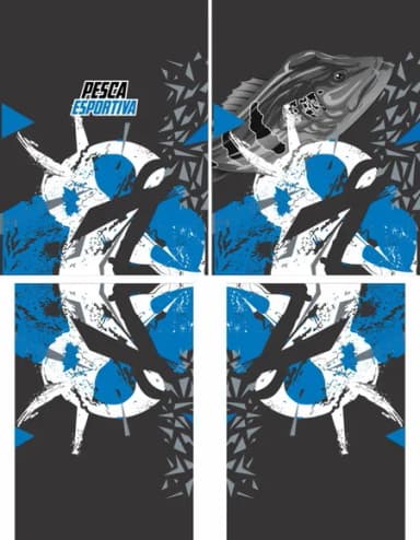 Arte Vetor Camisa Pesca-mod-0221