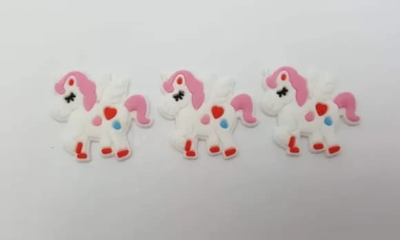 Aplique Unicórnio Emborrachado de 2,9cm