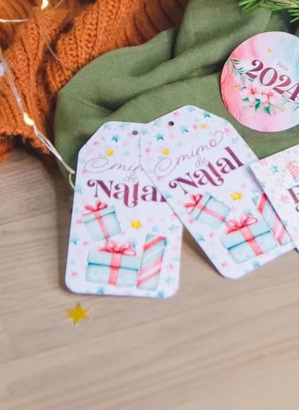 Tag para Embalagem Natal