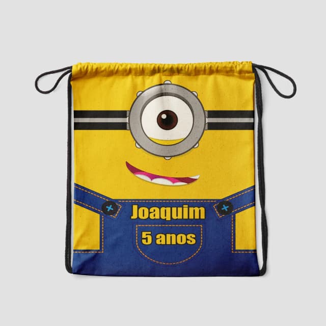 Mochilinha Saquinho Surpresa dos Minions
