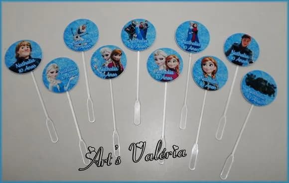 Toppers Frozen - Valor Unitário
