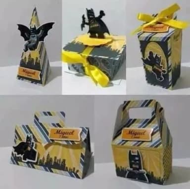 Kit 60 Lembrancinhas Batman
