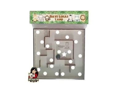 Labirinto Personalizado Lembrancinha Safari