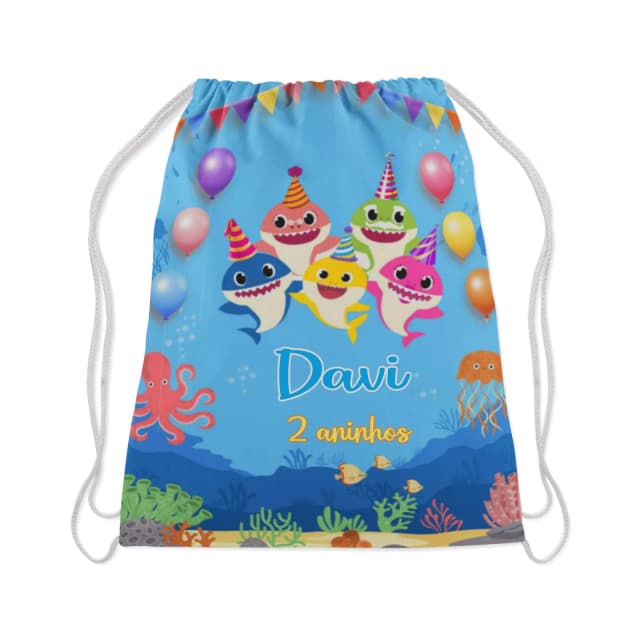 Mochilinha Personalizada Baby Shark