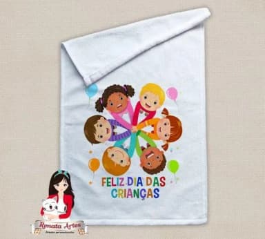 Toalhinha Personalizada Dia das Crianças 2025