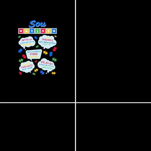Arte Estampa Camisa Autismo Mod-13