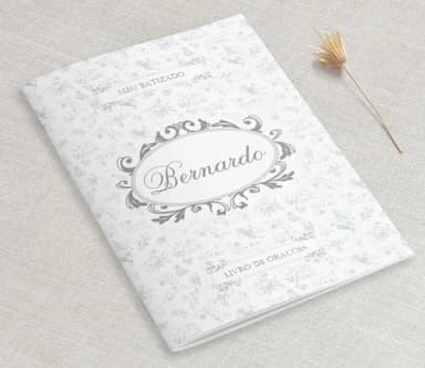 Livrinho De Orações Batizado Ou Eucaristia - Toile Prata