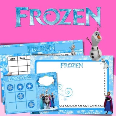 Kit Jogos Personalizados ( Lousa, Stop, Forca ou Velha )