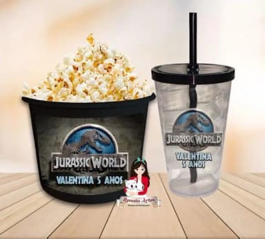 Kit Cinema Personalizado Jurassik Park