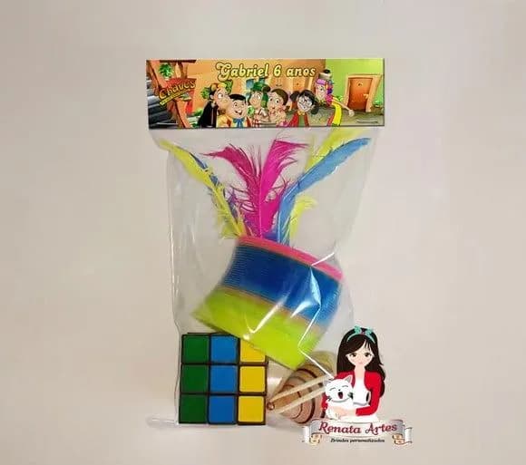 Kit Brinquedos Retrô Tema Turma do Chaves