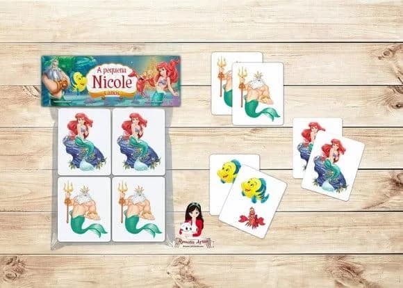 Jogo da Memória a Pequena Sereia