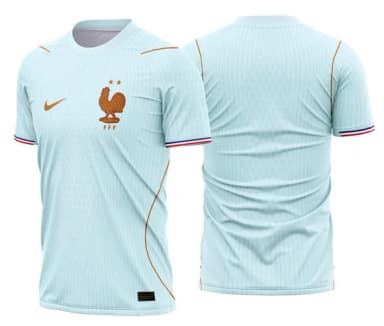 Arte Vetor Camisa França Visita 2026