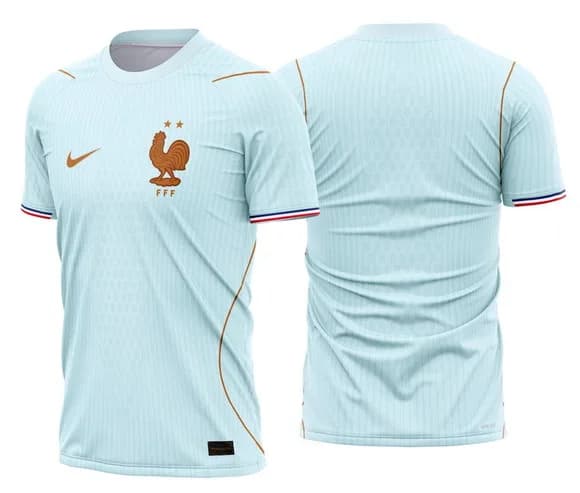 Arte Vetor Camisa França Visita 2026