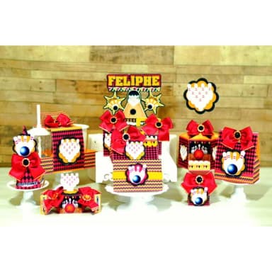 Kit 60 Lembrancinhas Boliche