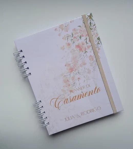 Planner da Noiva Personalizado Permanente c/ Divis - Mod 01